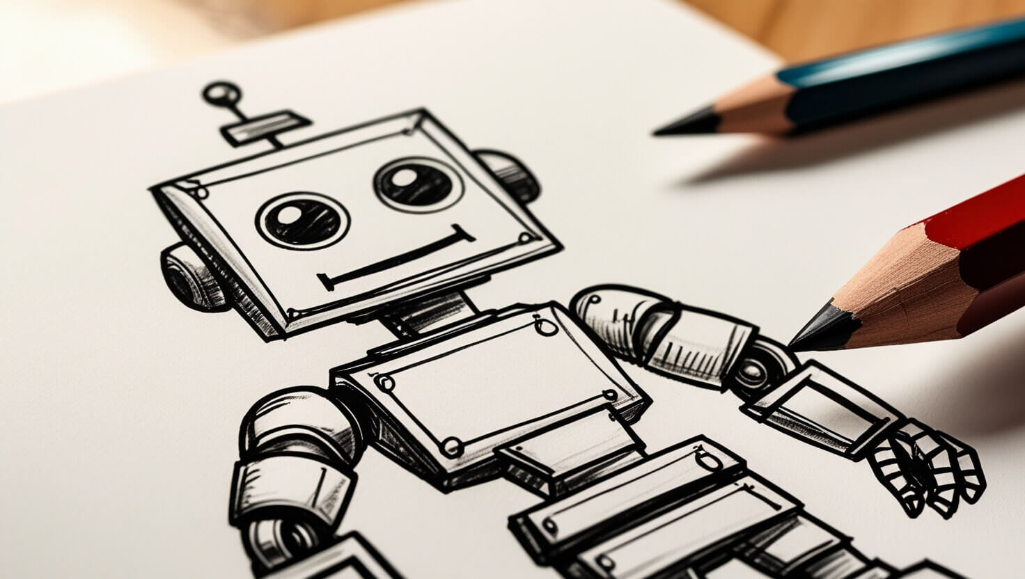 robot drawing