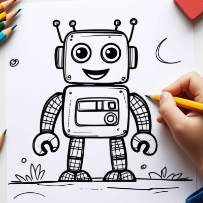 Robot Drawing Tutorial: Easy 8-Step Method